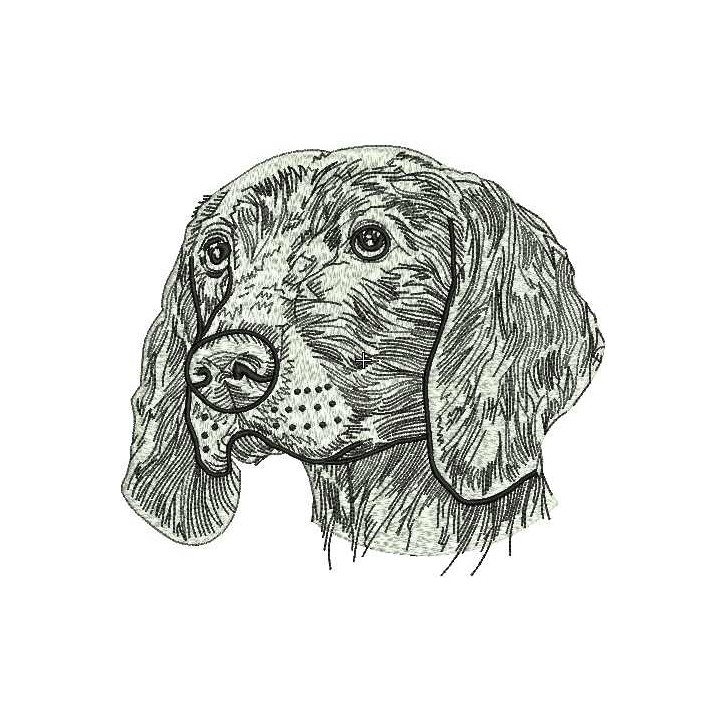 Retriever embroidery design - Embroidery Design