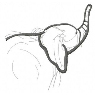 Elephant sketch 2 embroidery design - Embroidery Design