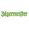Jägermeister wordmark logo embroidery design showcased on fabric, ideal for drink-themed projects and gifts.