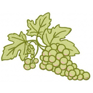 Grapes embroidery design - Embroidery Design
