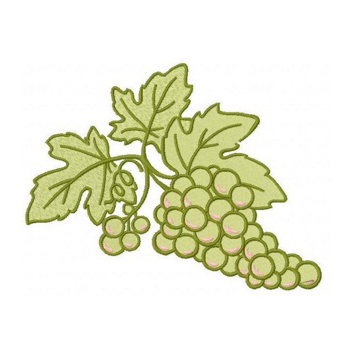 Grapes embroidery design - Embroidery Design