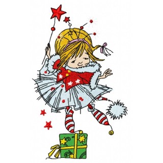 I'm Christmas fairy 2 embroidery design - Embroidery Design