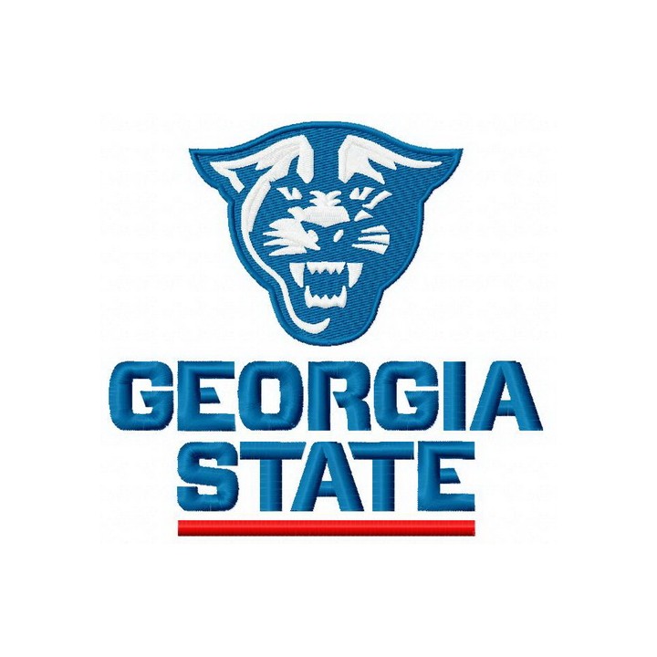 Georgia State Panthers logo embroidery design - Embroidery Design