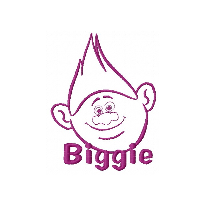 Biggie 2 embroidery design - Embroidery Design