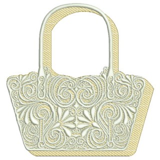 Stylish handbag embroidery design - Embroidery Design