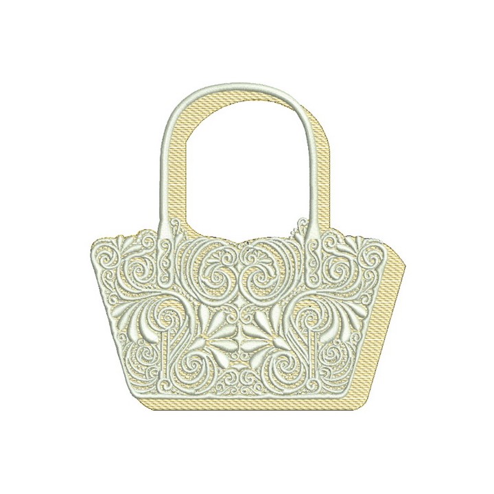 Stylish handbag embroidery design - Embroidery Design