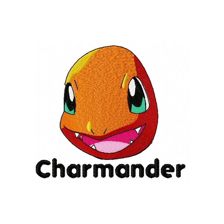 Charmander 2 embroidery design - Embroidery Design