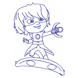 Luna Girl 3 embroidery design - Embroidery Design