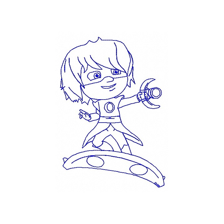 Luna Girl 3 embroidery design - Embroidery Design