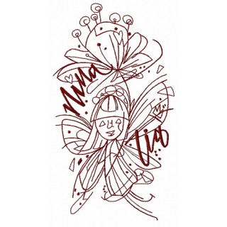Nina Lia 4 embroidery design - Embroidery Design