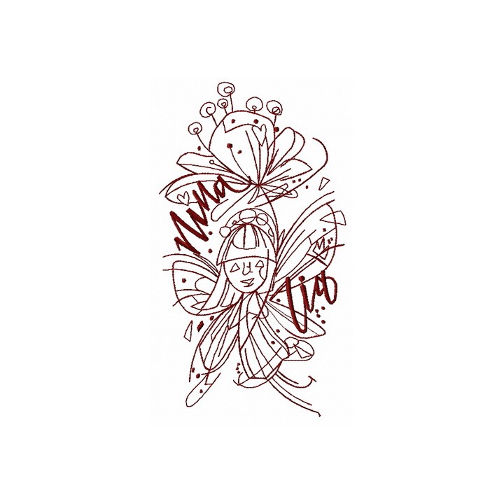 Nina Lia 4 embroidery design - Embroidery Design