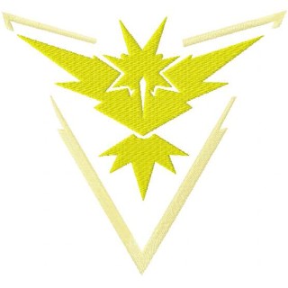 Pokemon Go Team Instict embroidery design - Embroidery Design