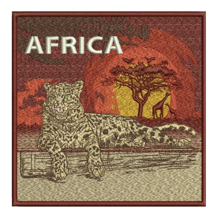 African savanna embroidery design - Embroidery Design