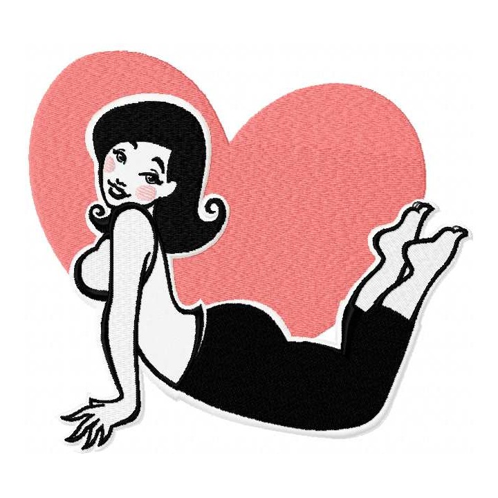 I love yoga embroidery design - Embroidery Design