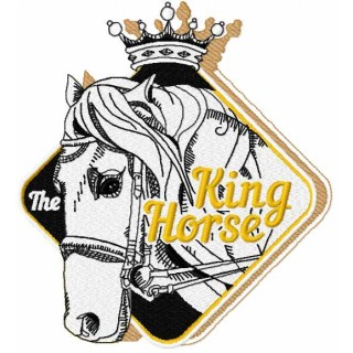 The King Horse embroidery design - Embroidery Design
