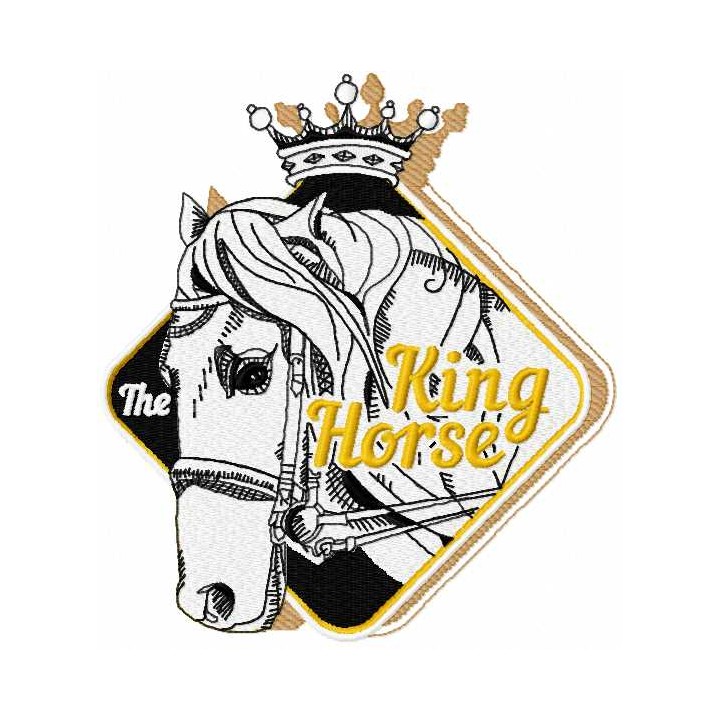 The King Horse embroidery design - Embroidery Design