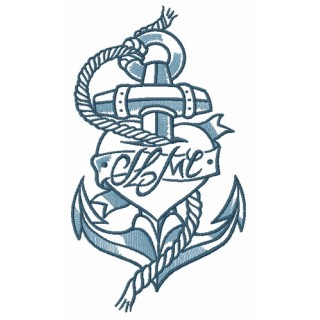 Anchor 12 embroidery design - Embroidery Design