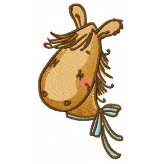 Cute pony embroidery design - Embroidery Design