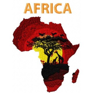 Africa embroidery design - Embroidery Design