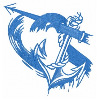 Anchor 10 embroidery design - Embroidery Design