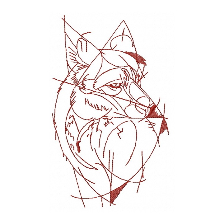 Fox 3 embroidery design - Embroidery Design