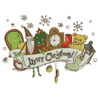 Christmas toys 2 embroidery design - Embroidery Design