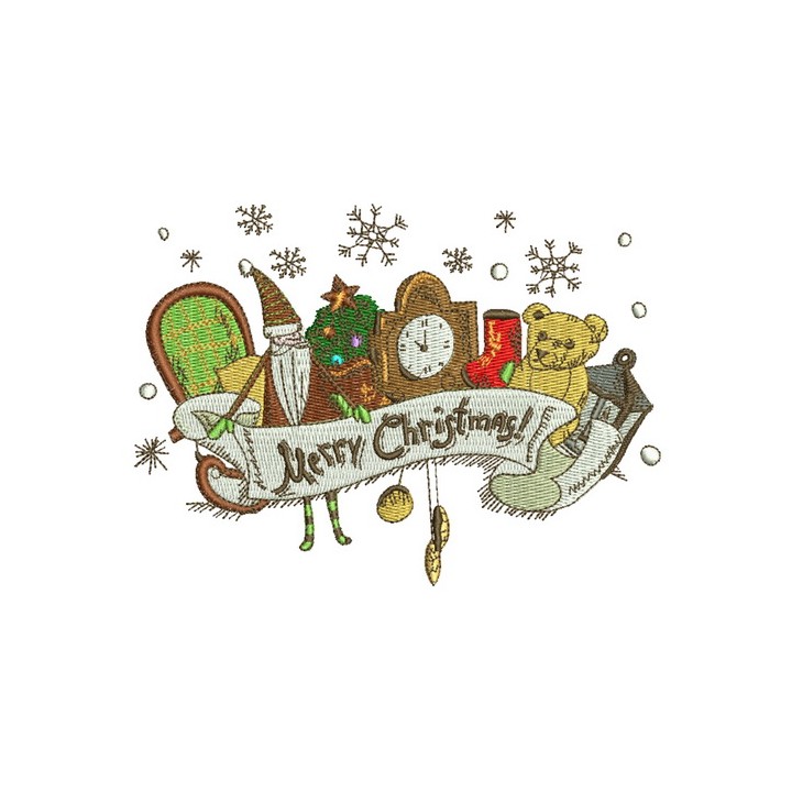 Christmas toys 2 embroidery design - Embroidery Design