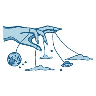 Celestial marionettes 3 embroidery design - Embroidery Design