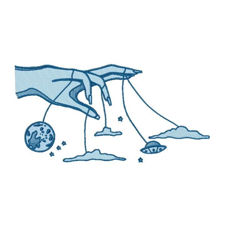 Celestial marionettes 3 embroidery design - Embroidery Design