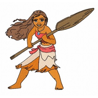 Moana and Pua 2 embroidery design - Embroidery Design