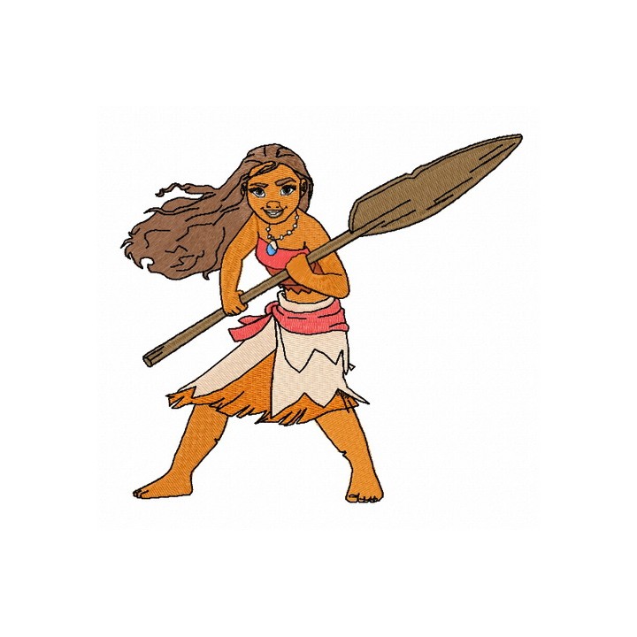 Moana and Pua 2 embroidery design - Embroidery Design