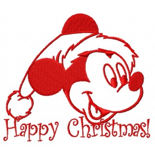 Christmas Mickey Mouse 7 embroidery design - Embroidery Design