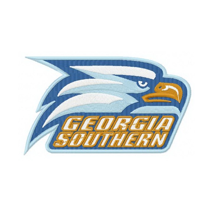 Georgia Southern Eagles logo embroidery design - Embroidery Design