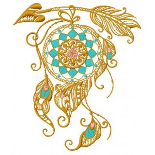 Dreamcatcher 14 embroidery design - Embroidery Design