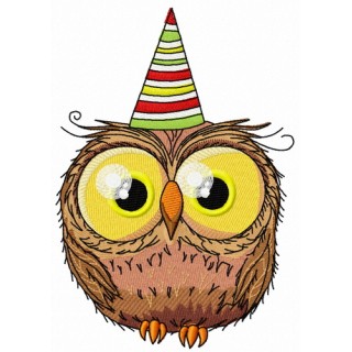 Owl's first birthday 3 embroidery design - Embroidery Design