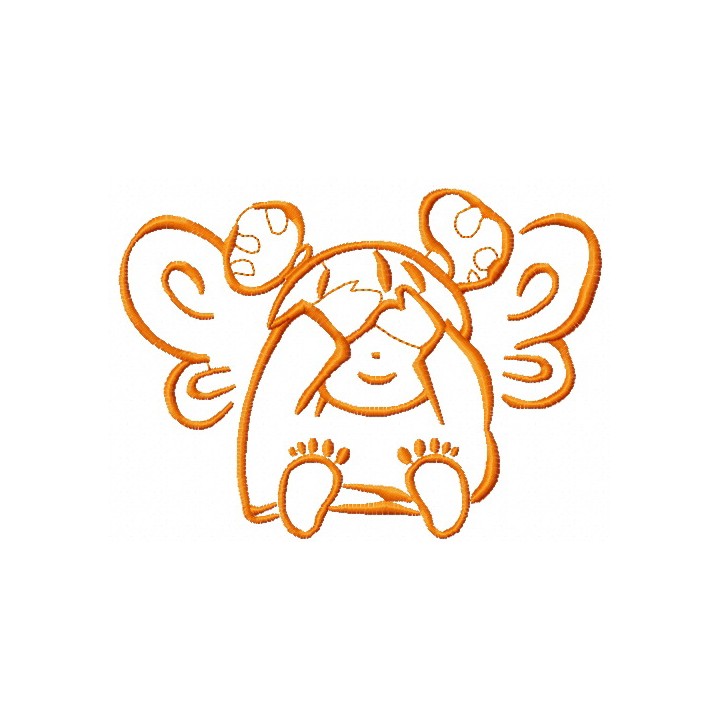 Cute little fairy 4 embroidery design - Embroidery Design