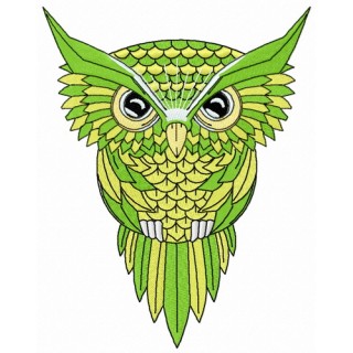 Wise owl 5 embroidery design - Embroidery Design