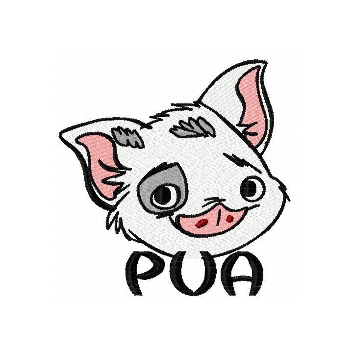 Pua 2 embroidery design - Embroidery Design