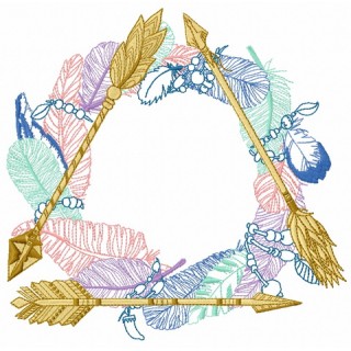 Brave at heart 2 embroidery design - Embroidery Design