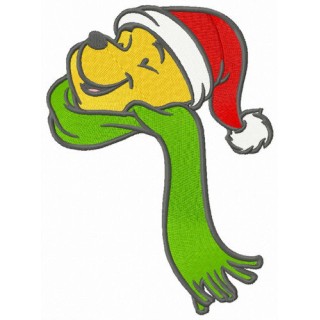 Pooh looking at the sky embroidery design - Embroidery Design