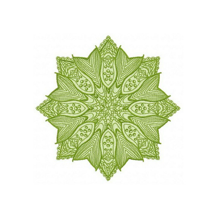 Fish-tailed decoration embroidery design - Embroidery Design