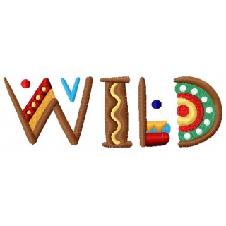 Wild embroidery design - Embroidery Design