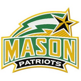 George Mason Patriots logo embroidery design - Embroidery Design