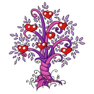 Magic tree 4 embroidery design - Embroidery Design