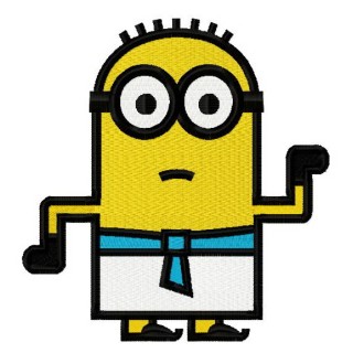 Greek Minion embroidery design - Embroidery Design