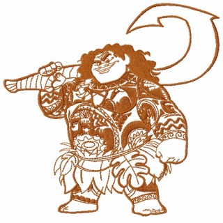 Maui 2 embroidery design - Embroidery Design