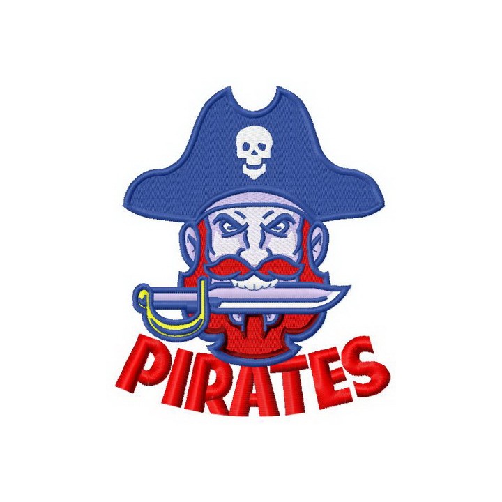 Pirate embroidery design - Embroidery Design