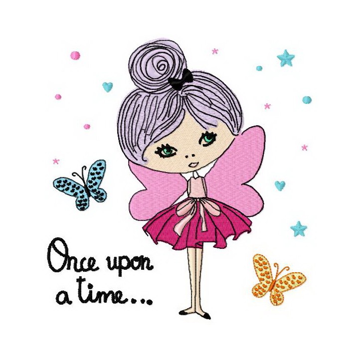 Once upon a time embroidery design - Embroidery Design