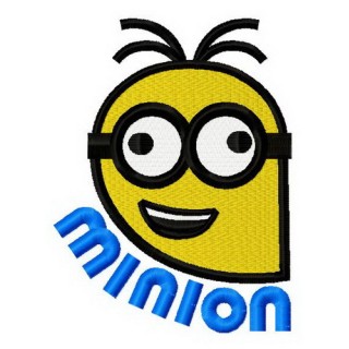 Crazy Minion embroidery design - Embroidery Design