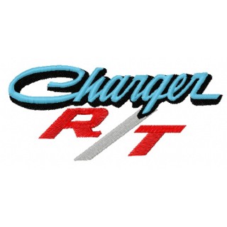 Dodge Charger R/T logo embroidery design - Embroidery Design